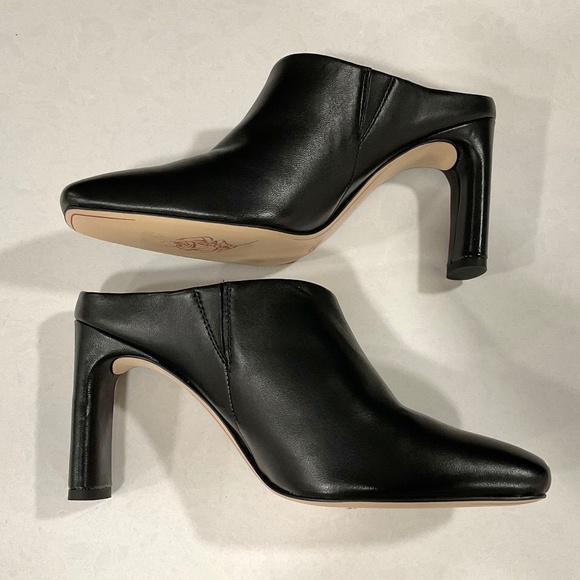 SARTO Franco Sarto Flexa Leather Slide Mules Black Size 7.5 NWOT - Picture 4 of 8